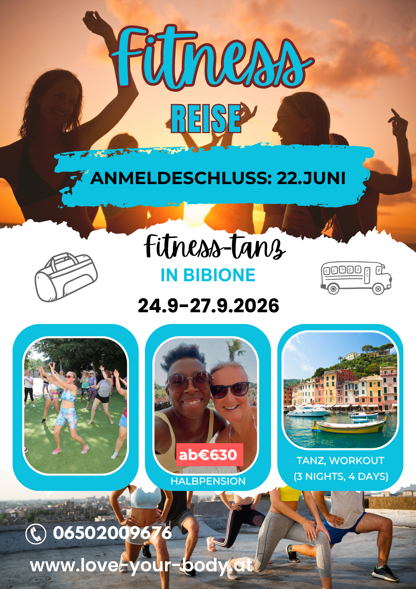 Fitness Reise Bibione