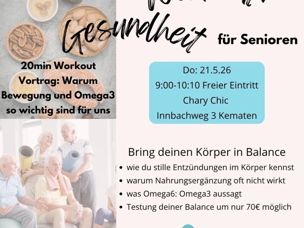 Workout+Gesundheit für Senioren