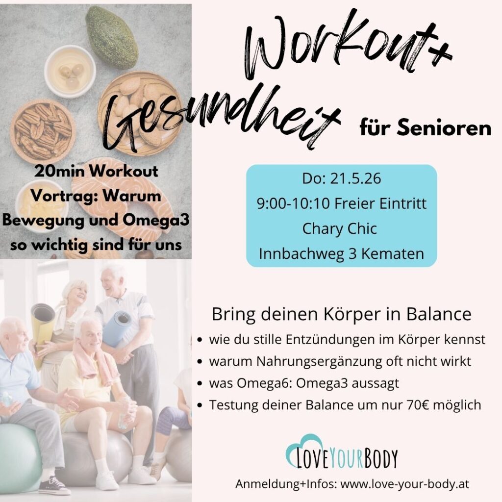 Workout+Gesundheit für Senioren