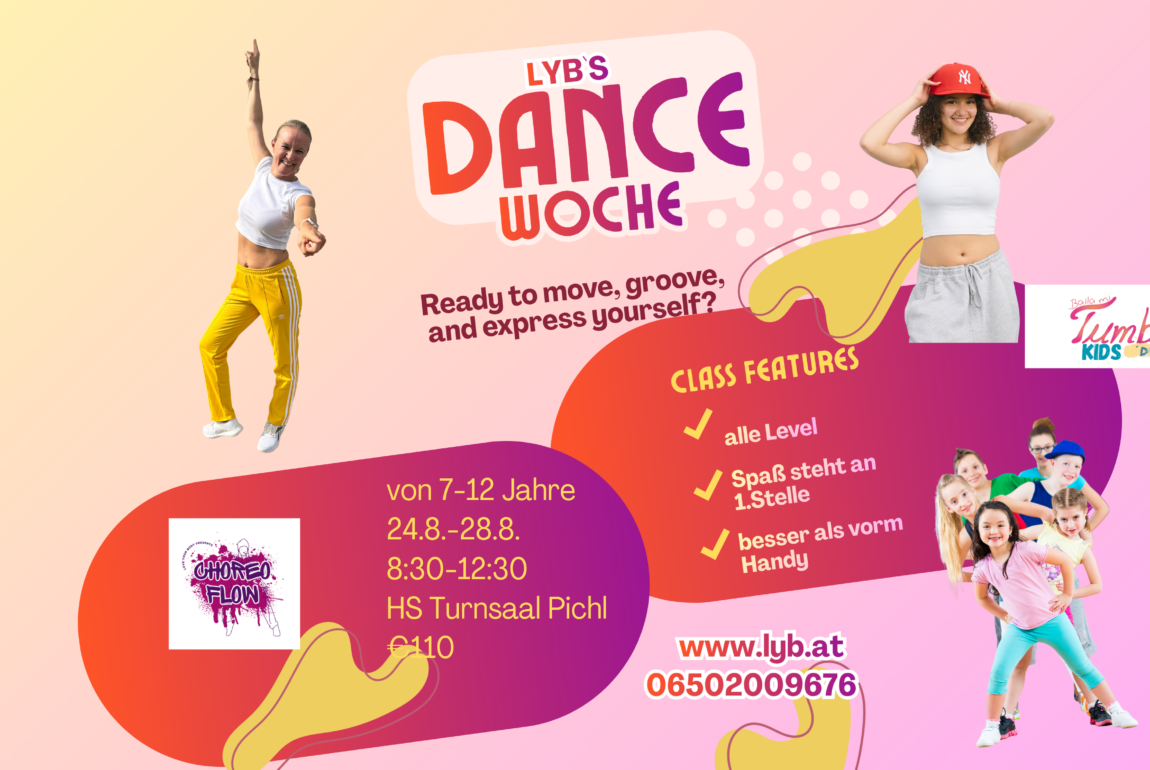 Dance Week 7-12J. in Pichl