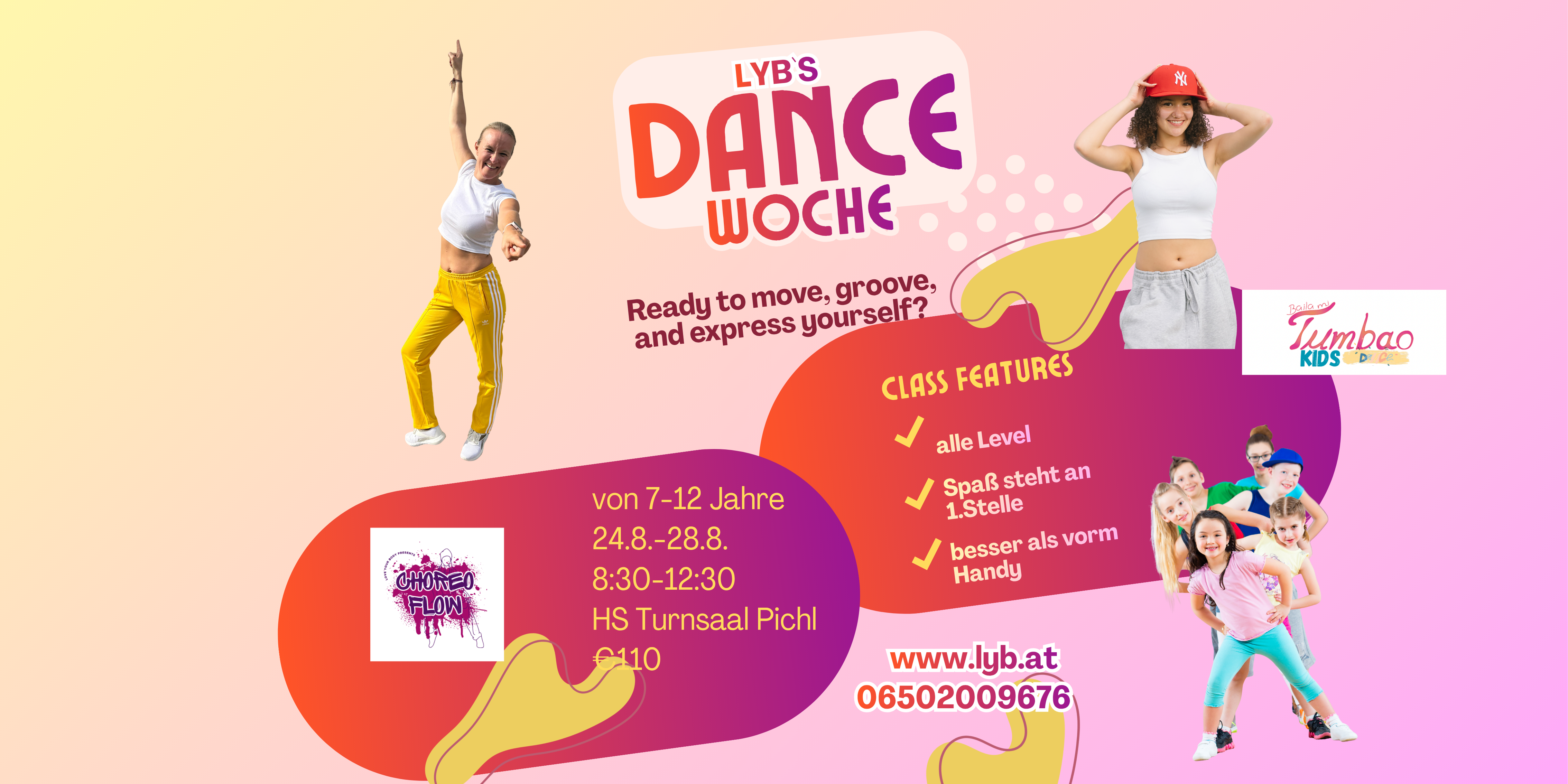Dance Week 7-12J. in Pichl